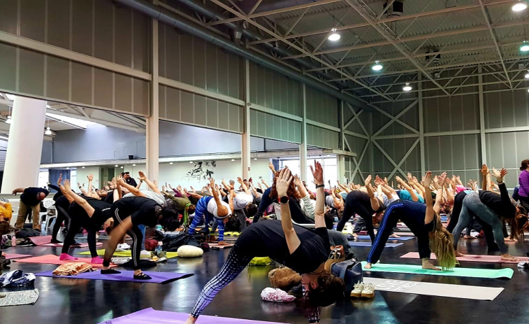 Expocoruña acoge una cita internacional de yoga