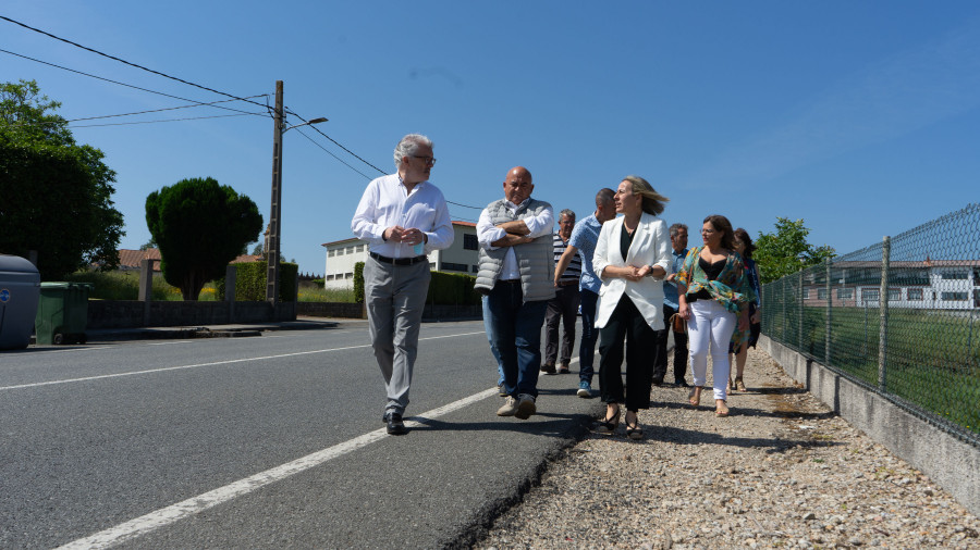 La Xunta aprueba la construcción de sendas peatonales en San Tirso y Montouto, en Abegondo