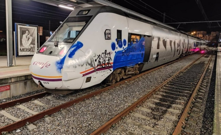 El vandalismo grafitero en los trenes de Renfe cuesta 25,2 millones al año