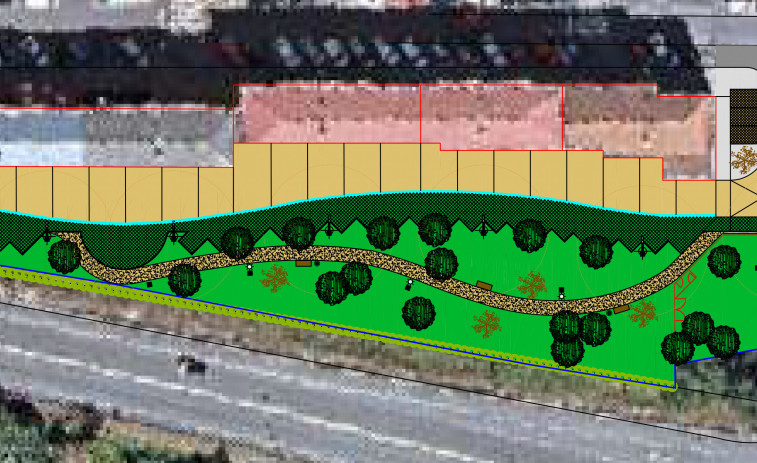 Cambre creará un área verde de 3.600 metros cuadrados en O Temple