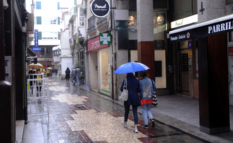 La calle Galera, en A Coruña, tendrá un pavimento más seguro para los peatones