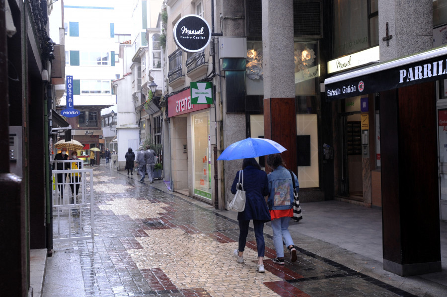 La calle Galera, en A Coruña, tendrá un pavimento más seguro para los peatones