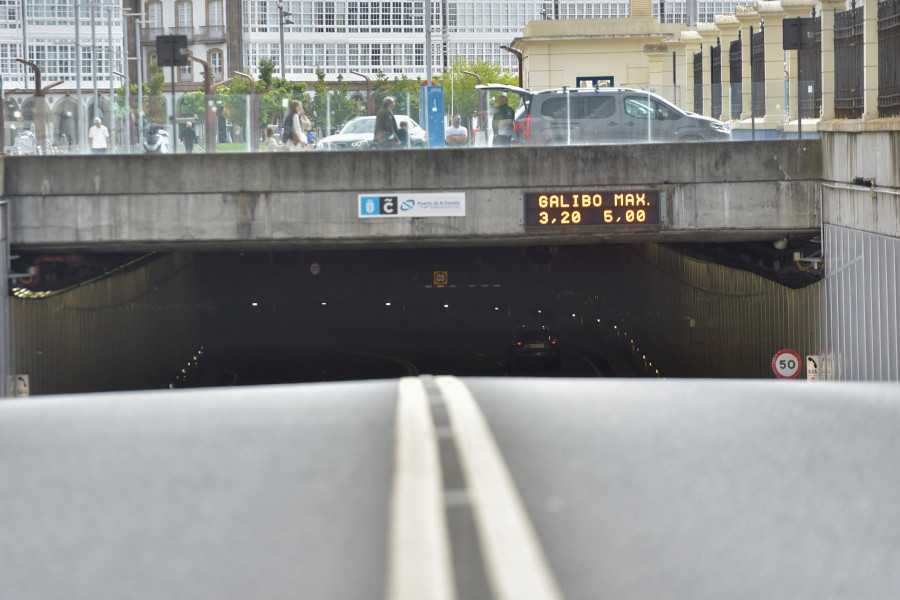 Cierre por mantenimiento de los túneles de la plaza de Pontevedra y de La Marina