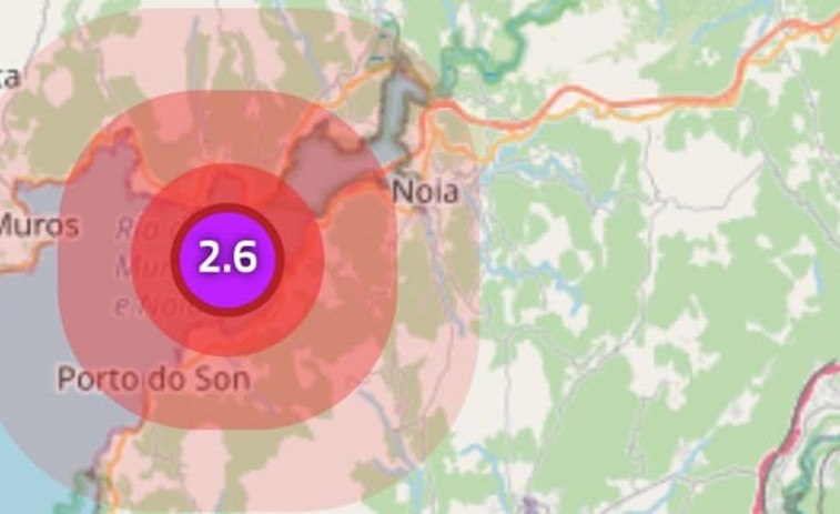 Muros registra un terremoto de 2,6 grados de magnitud