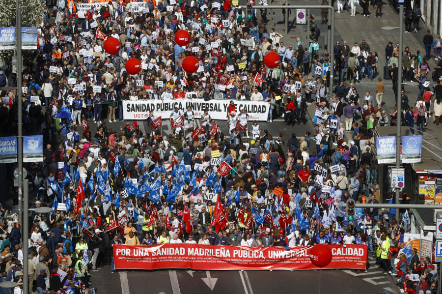 La Marea Blanca vuelve a salir a la calle en Madrid contra los “recortes” en sanidad