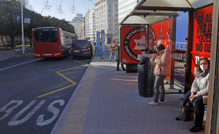 A Coruña mejorará paradas de bus en O Castrillón, Los Rosales, Monte Alto, Labañou, Os Mallos y Cuatro Caminos