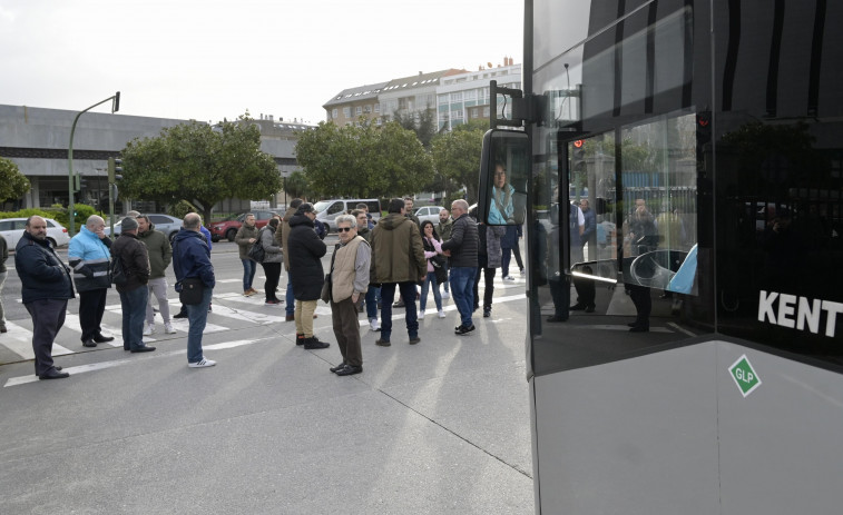 El transporte en autobús, paralizado en toda Galicia tras una huelga 