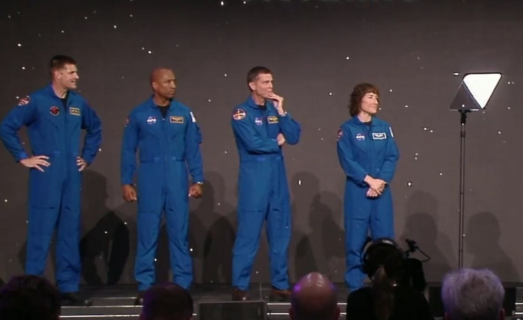 La NASA ya tiene a los cuatro astronautas que irán a la Luna 50 años después