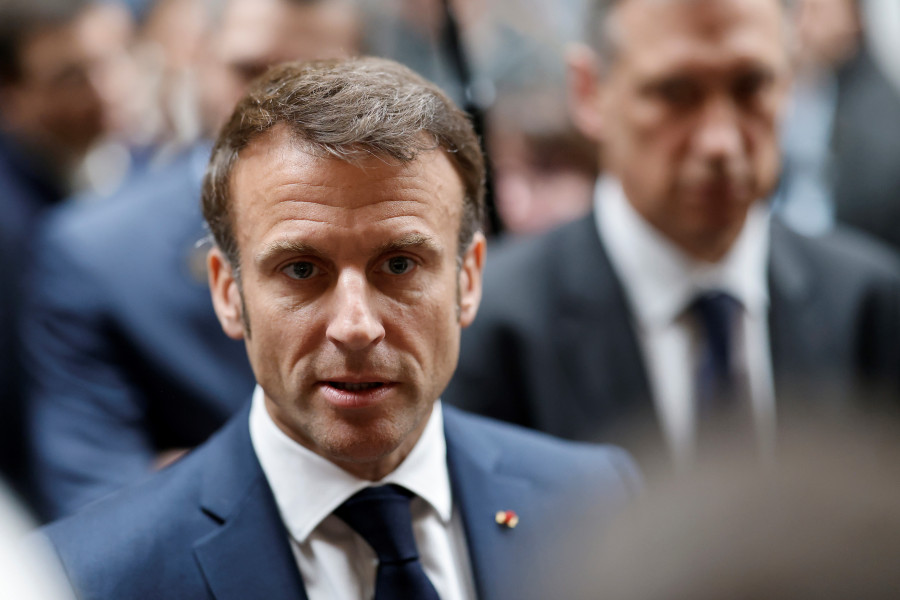 Macron, abucheado en su viaje para promover el concilio nacional