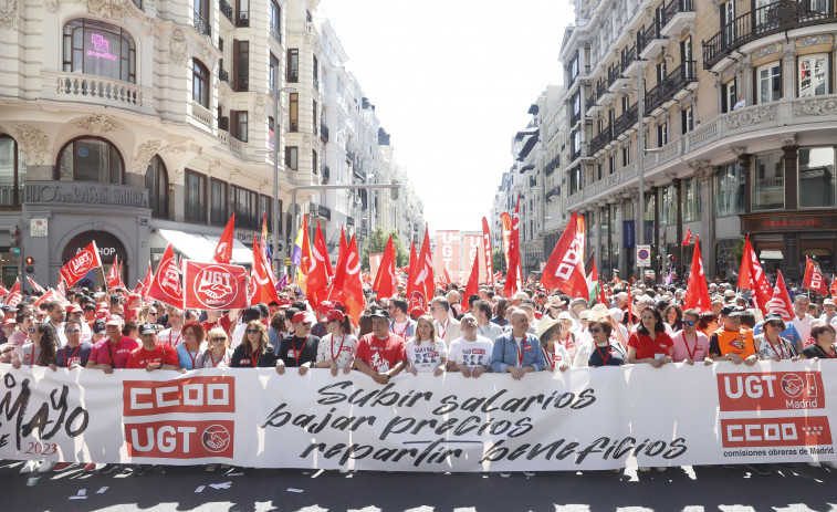 Los sindicatos piden subida salarial en el Primero de Mayo