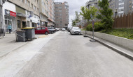 A Coruña termina los trabajos de remodelación de la red de saneamiento en la plaza de la Concordia