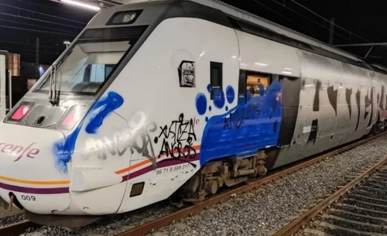 Ocho detenidos en A Coruña por causar daños en trenes por valor de 420.000 euros