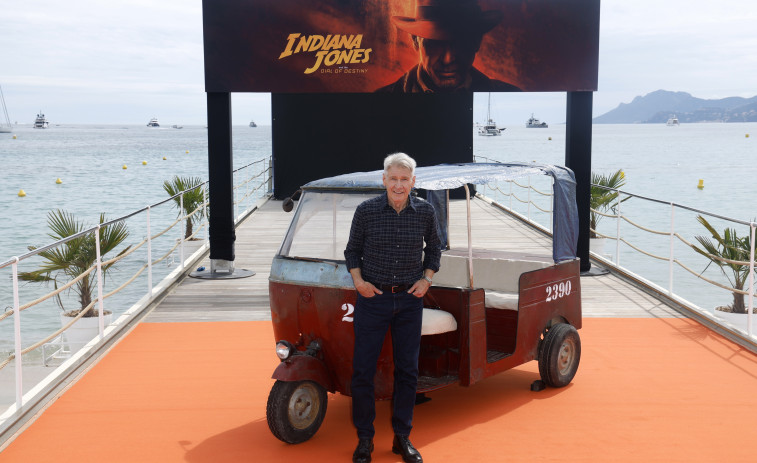 Harrison Ford recibe la Palma de Oro de honor en Cannes antes de la proyección de Indiana Jones