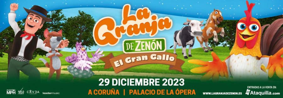 La Granja de Zenón lanza este miércoles sus entradas para el Palacio de la Ópera de A Coruña