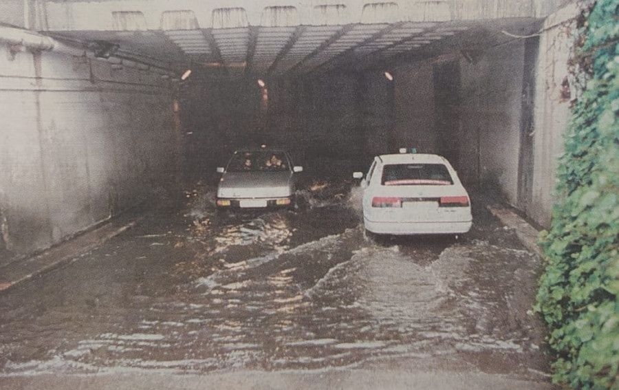 Hace 25 años: Calles peatonales en todos los barrios y el túnel de María Pita se inunda