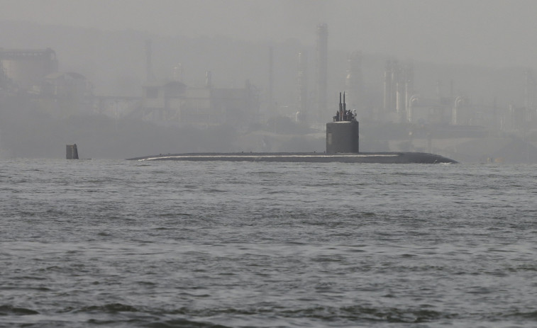 Un submarino estadounidense con armas nucleares llega a Corea del Sur