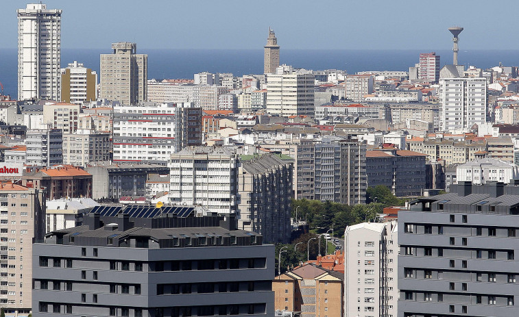 El precio del alquiler llega a oscilar 400 euros entre el centro y la periferia de A Coruña