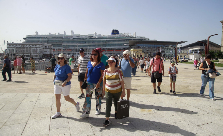 El puerto de A Coruña repetirá en septiembre su récord histórico de escalas de cruceros
