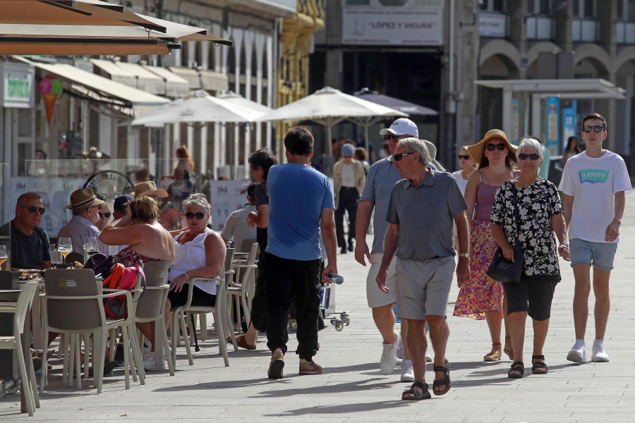 Galicia recibió un 8% más de visitantes en siete primeros meses respecto a 2022