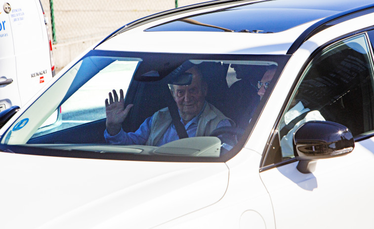 Juan Carlos I afronta en Sanxenxo su tercera visita a España este año