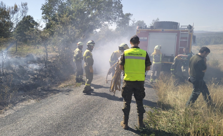 Las Fuerzas Armadas terminan su trabajo de prevención de incendios en Galicia