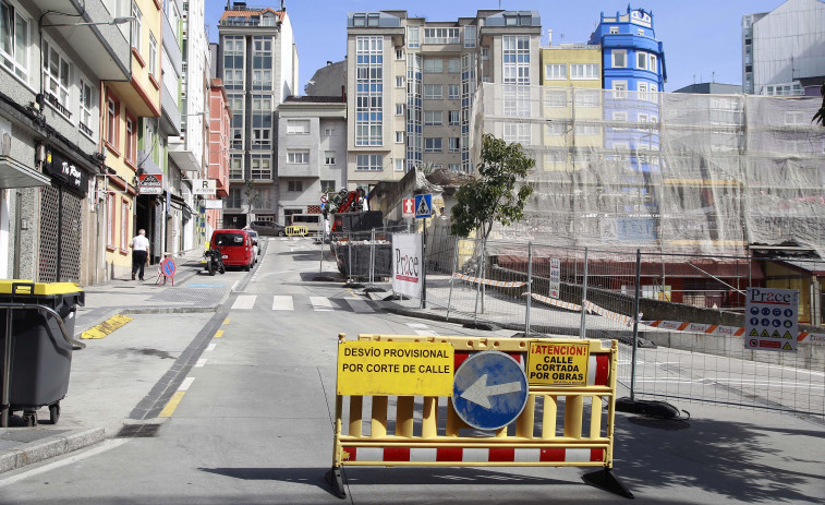 La demolición del mercado de Monte Alto obliga a cortar la calle Cuento durante diez días