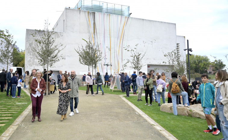 A Coruña inaugura un nuevo espacio verde de 1.500 metros cuadrados, el parque do Eirón