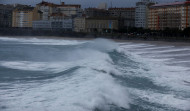 Alerta naranja en A Coruña este miércoles por fuerte viento y oleaje