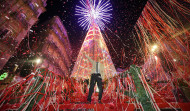 Caballero cifra en 400.000 las visitas en el primer fin de semana de las luces navideñas de Vigo
