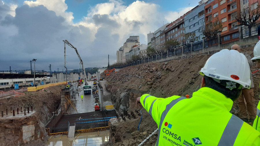 El aparcamiento de la intermodal de A Coruña se empezará a construir este mes