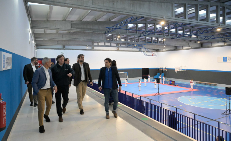 El pabellón del Agra II de A Coruña inaugura sus recién reformadas instalaciones