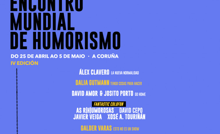 Esta es la programación completa del Encuentro Mundial de Humorismo de A Coruña