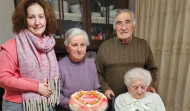 Martina, la abuela de Paderne, cumple 102 años