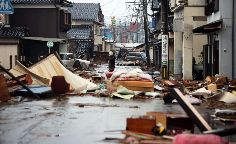 Ascienden a 126 los muertos por el seísmo de Japón y 200 personas continúan desparecidas