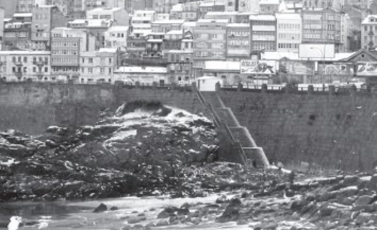 La nevada que sorprendió a la ciudad de A Coruña hace 37 años