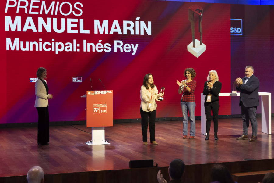 Inés Rey, premiada por el PSOE por su gestión como alcaldesa de A Coruña