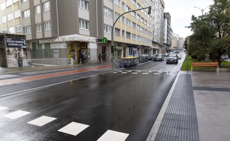 A Coruña completa las mejoras en la accesibilidad entre Ramón Cabanillas y Sagrada Familia