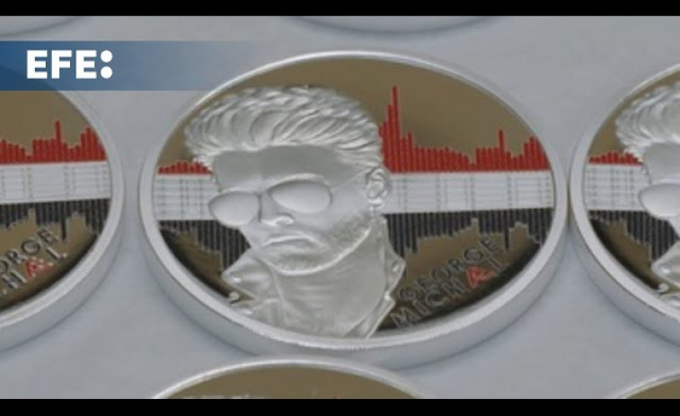 La fábrica de moneda del Reino Unido presenta una moneda coleccionable de George Michael