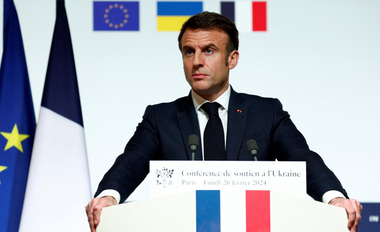 Macron se queda solo en su hipótesis de dejar abierta la puerta al envío de tropas a Ucrania