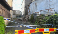 El riesgo de derrumbe amenaza a más edificios en Elviña Castro en A Coruña