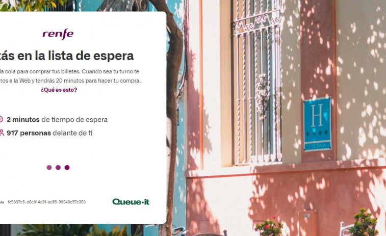 Colas virtuales para comprar los billetes de tren a 25 euros entre Galicia y Madrid