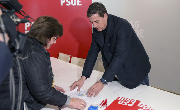 Besteiro registra su candidatura para liderar el PSdeG dispuesto a cumplir su 