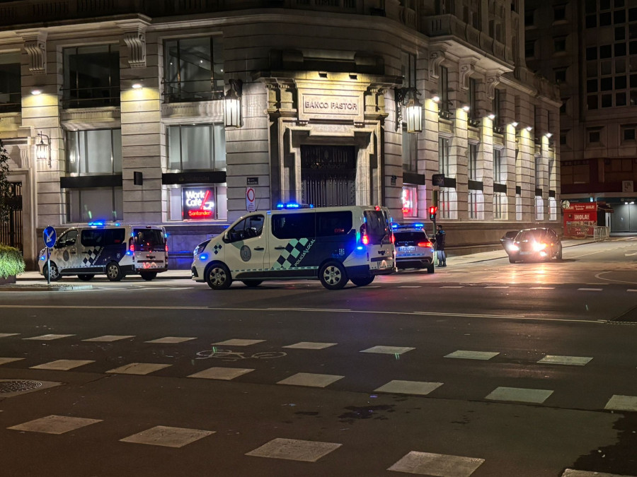 La Policía Local de A Coruña y la Nacional blindan el ocio nocturno