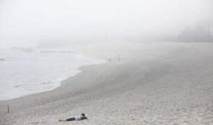La niebla se traga A Coruña