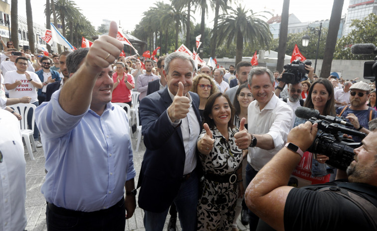 Zapatero, en A Coruña: “Esta es la campaña de la verdad; Feijóo debe rectificar y pedir disculpas”
