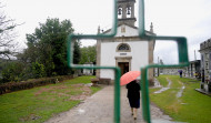 Reportaje | Orto pudo volver a entrar en su iglesia casi dos años después de la tormenta