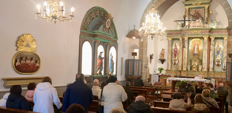 La iglesia de Orto vuelve a abrir tras el rayo que la fulminó en 202 @ Javier Alborés (2)