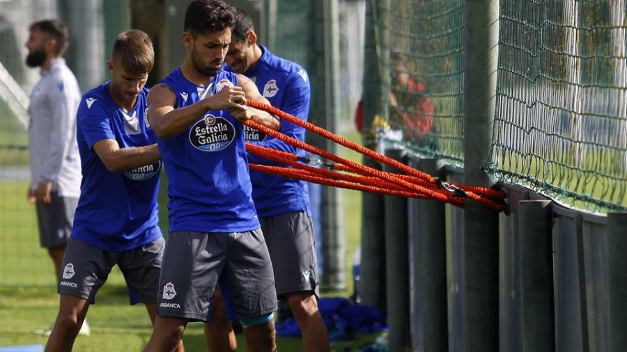 Nolaskoain completó su primer test con el RC Deportivo