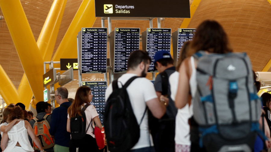 Huelga en el aeropuerto de Santiago desde finales agosto