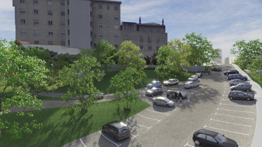 Infraestruturas dotará al Materno de medio centenar de plazas  de aparcamiento en su entorno en julio